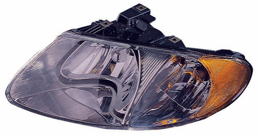 Head Lamp Lh Except 05-06 Town And Country With Long Wheelbase Hq - Dodge Caravan 2005-2007