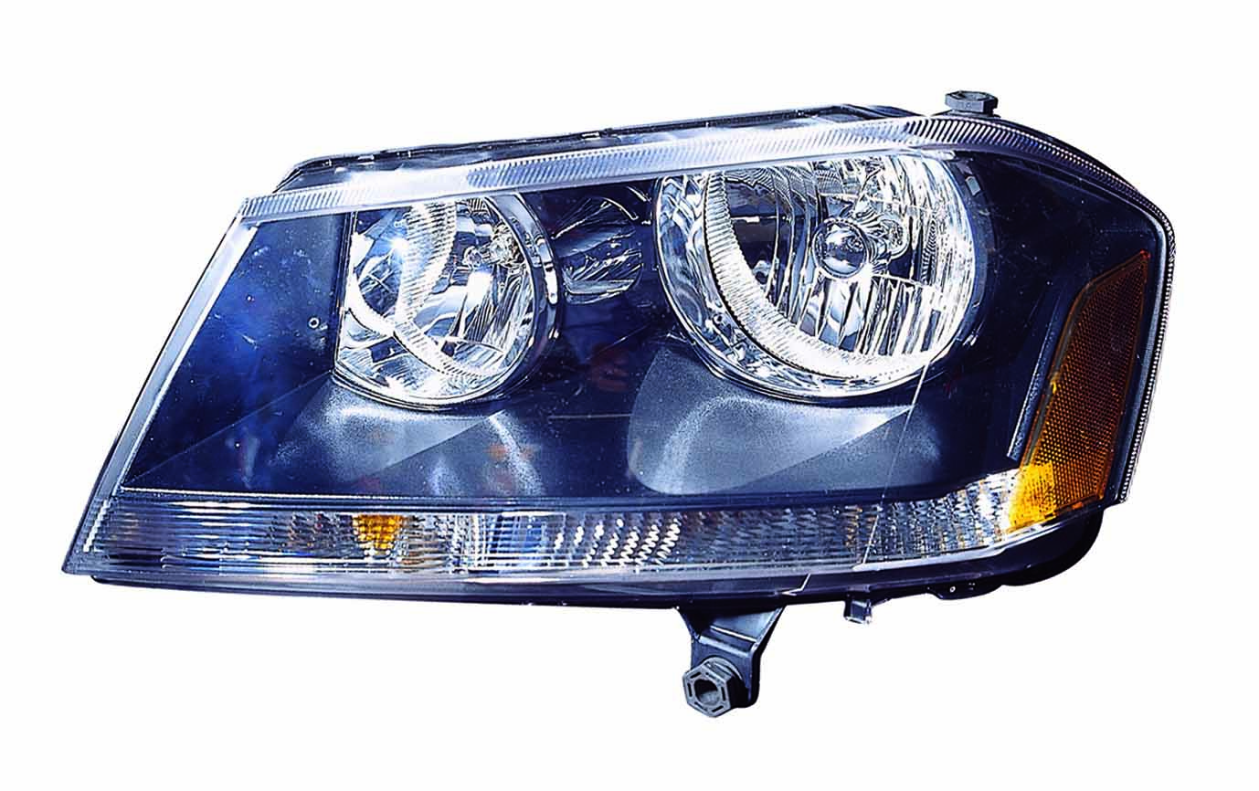 Head Lamp Lh Rt Model (Black Bezel) Hq - Chrysler 200 Sedan 2011-2014 | Chrysler 200 Convertible 2011-2014 | Chrysler Town And Country 2011-2016