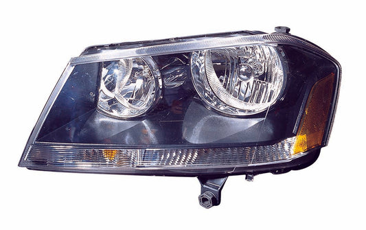 Head Lamp Lh Rt Model (Black Bezel) Hq - Chrysler 200 Sedan 2011-2014 | Chrysler 200 Convertible 2011-2014 | Chrysler Town And Country 2011-2016