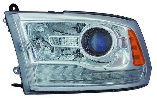 Head Lamp Lh Halogen Projector Style Chrome Exclude Sport/Rt Hq - Ram Pickup-Ram-3500 2013-2015 | Ram Pickup-Ram-1500 2013-2015 | Ram Pickup-Ram-2500 2013-2015