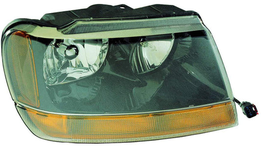 Head Lamp Rh Yellow Hq - Jeep Grand Cherokee 1999-2002