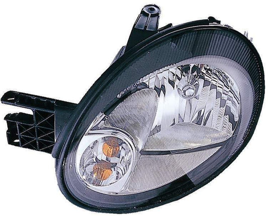 Head Lamp Rh Black Bezel - Dodge Neon 2003