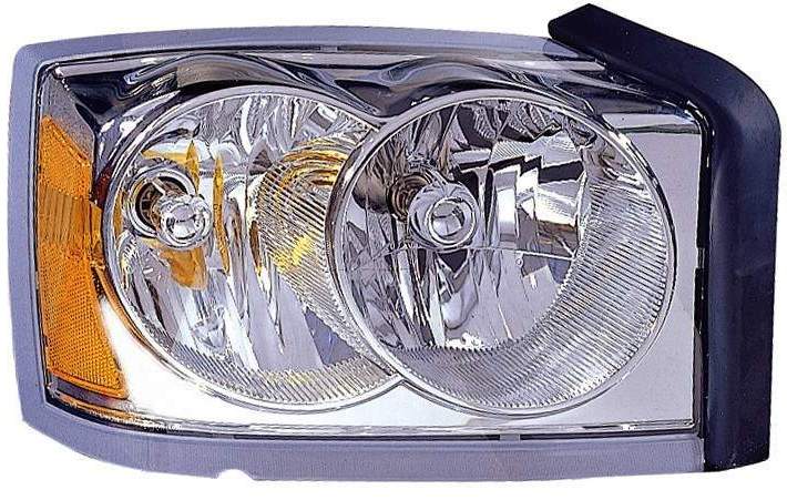 Head Lamp Rh (W/O Black Bezel) Hq - Dodge Dakota Pickup 2005