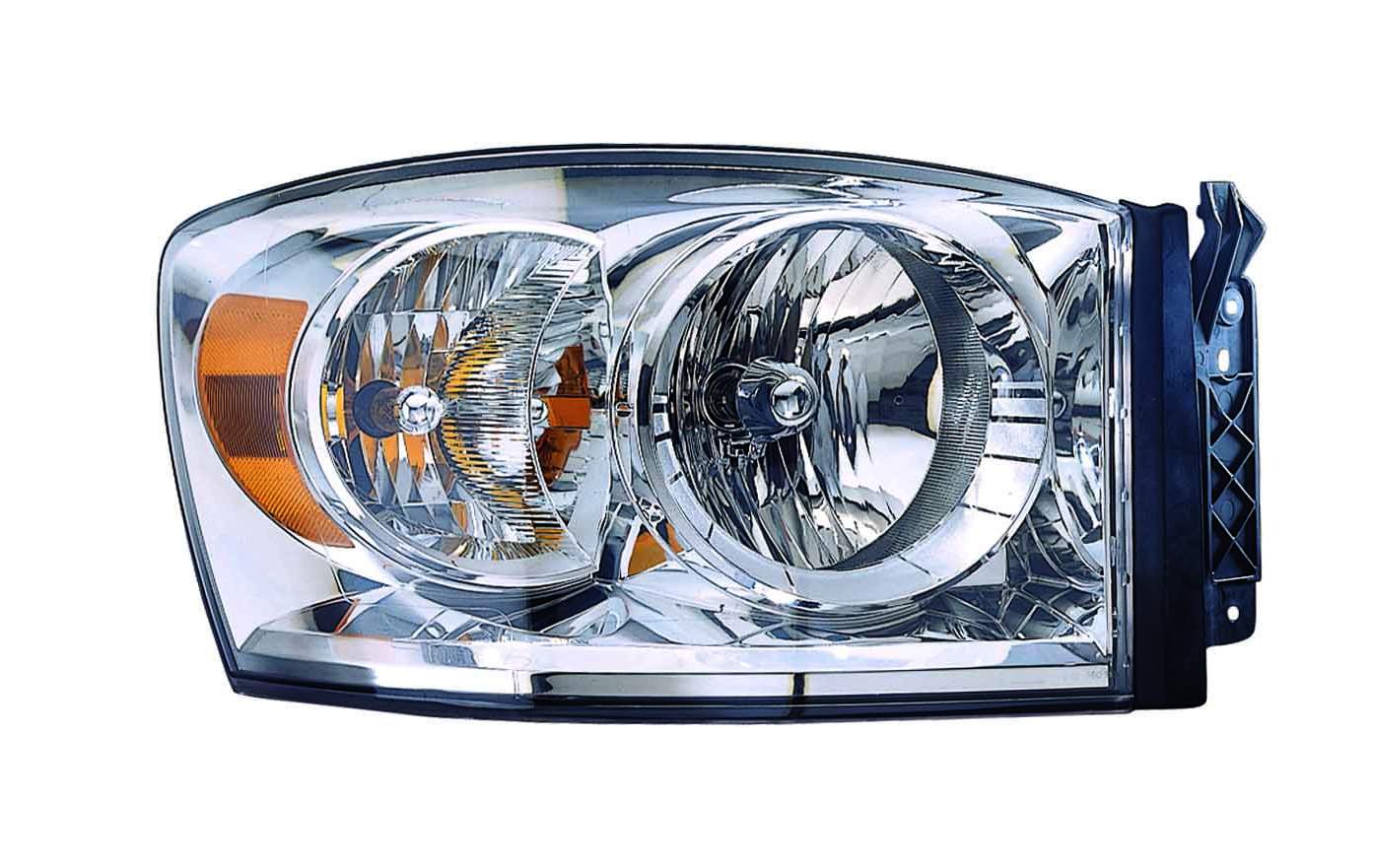 Head Lamp Rh W/O Lower Amber Hq - Dodge Pickup Dodge Ram2500-3500 2003-2009 | Dodge Pickup Dodge Ram Mega Cab 2006-2009