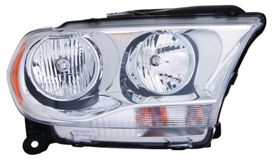 Head Lamp Rh Halogen With Chrome Trim Hq - Dodge Durango 2011-2013
