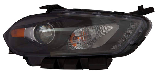 Head Lamp Rh Halogen Black Bezel Hq - Dodge Dart 2013-2015