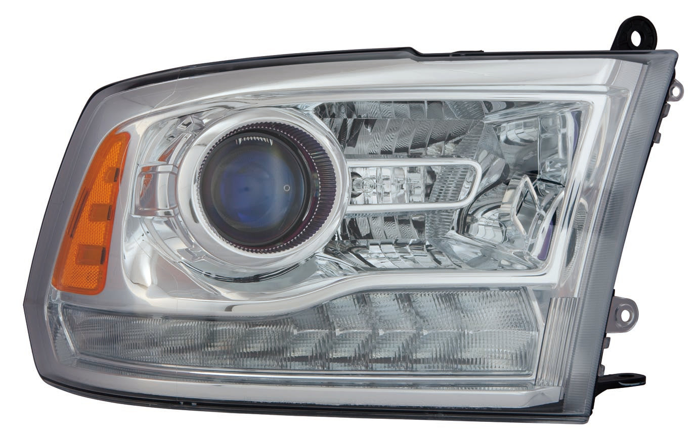 Head Lamp Rh Halogen Projector Style Chrome Exclude Sport/Rt Hq - Ram Pickup-Ram-3500 2013-2015 | Ram Pickup-Ram-1500 2013-2015 | Ram Pickup-Ram-2500 2013-2015