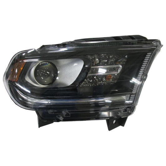Head Lamp Rh W/O Led Lamp Black Trim Hq - Dodge Durango 2018-2020