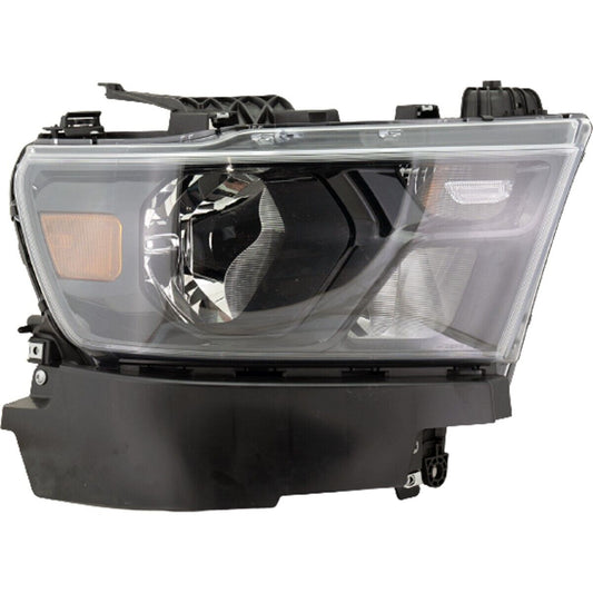 Head Lamp Rh Halogen W/Black Trim W/O Logo - Ram Pickup-Ram-1500 2019-2024