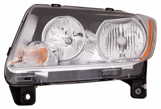 Head Lamp Lh Code Lmb W/O Black Trim W/O Leveling Hq - Jeep Compass Mk 2011-2013