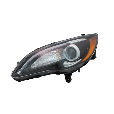Head Lamp Lh Halogen 1St Design Black Bezel W/Chrome Accent Insert S Model Hq - Chrysler 200 Sedan 2011-2012 | Chrysler 200 Convertible 2011-2012
