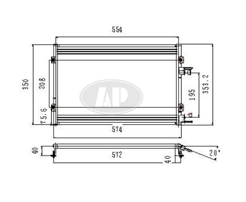 Condenser (3171) - Chrysler Pt Cruiser 2006-2010
