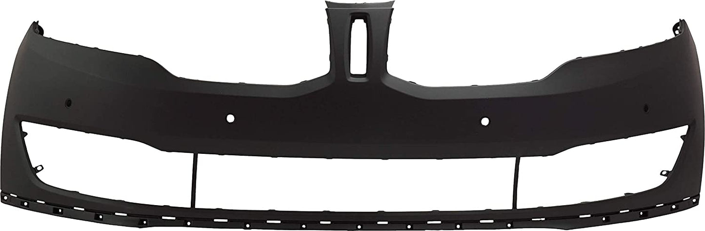 Bumper Fr Primed W/6 Sensor/Camera W/O Tow Hook/Washer Hole - Lincoln Mkx 2016-2018