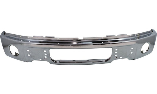 Bumper Face Bar Fr Chrome W/Fog Lamp Hole - Ford Pickup Ford Lightduty 2009-2014