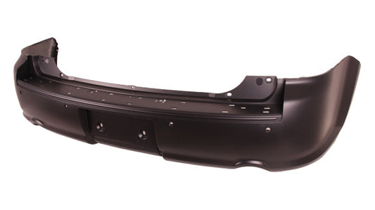 Bumper Rr Primed W/Turbo W/Sensor W/O Tow (Dual Exht Cut) - Ford Flex 2010-2019
