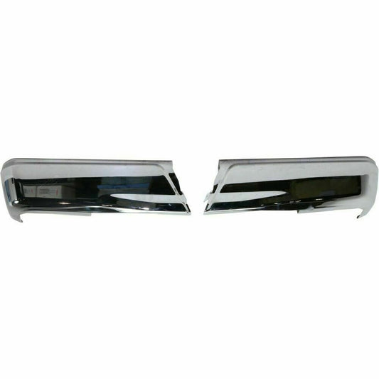 Bumper Face Bar Rr Lh/Rh (Set) Chrome W/O Sensor - Ford Pickup F150 Police Responder 2018-2020 | Ford Pickup F150 2015-2020