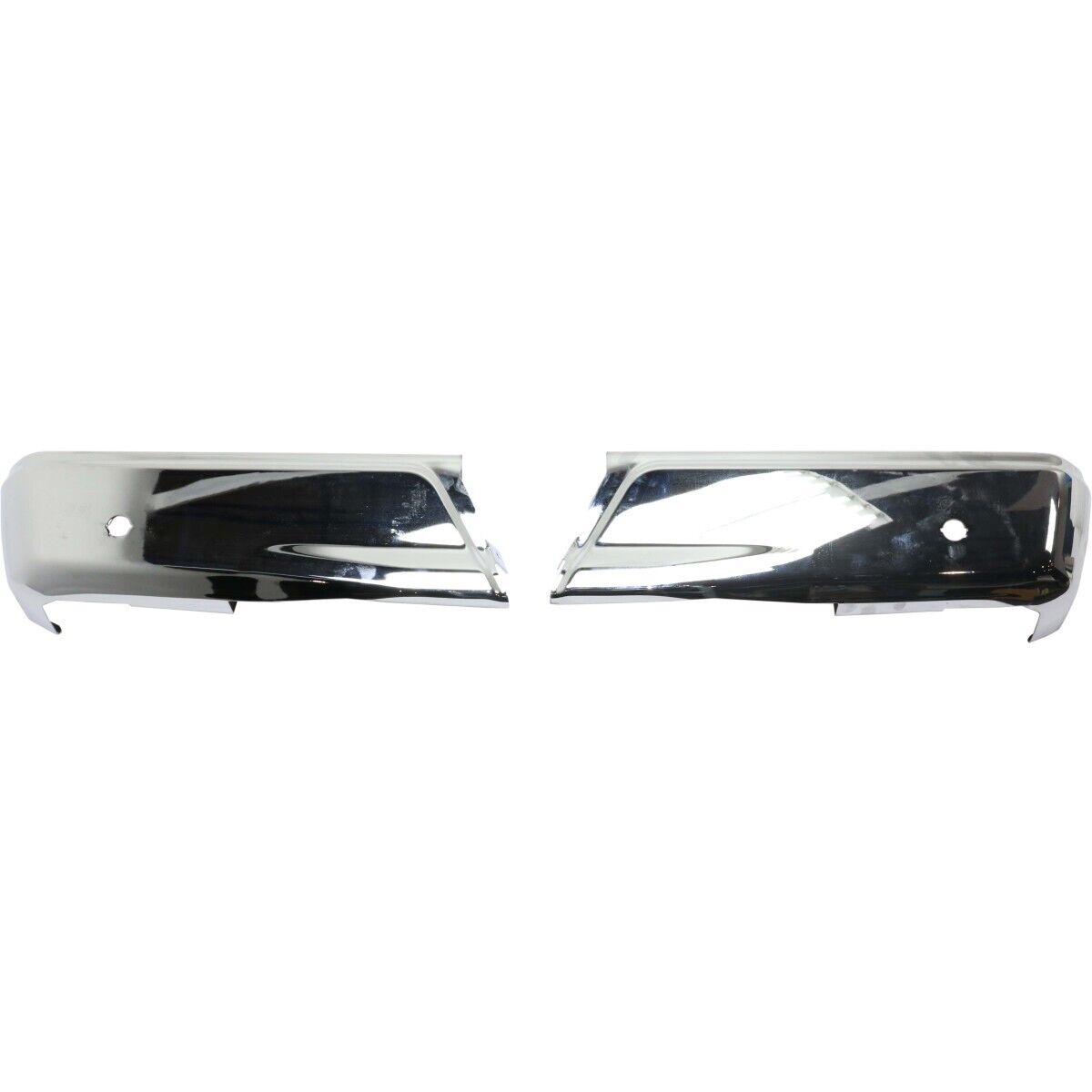 Bumper Face Bar Rr Lh/Rh (Set) Chrome W/Sensor - Ford Pickup F150 Police Responder 2018-2020 | Ford Pickup F150 2015-2020
