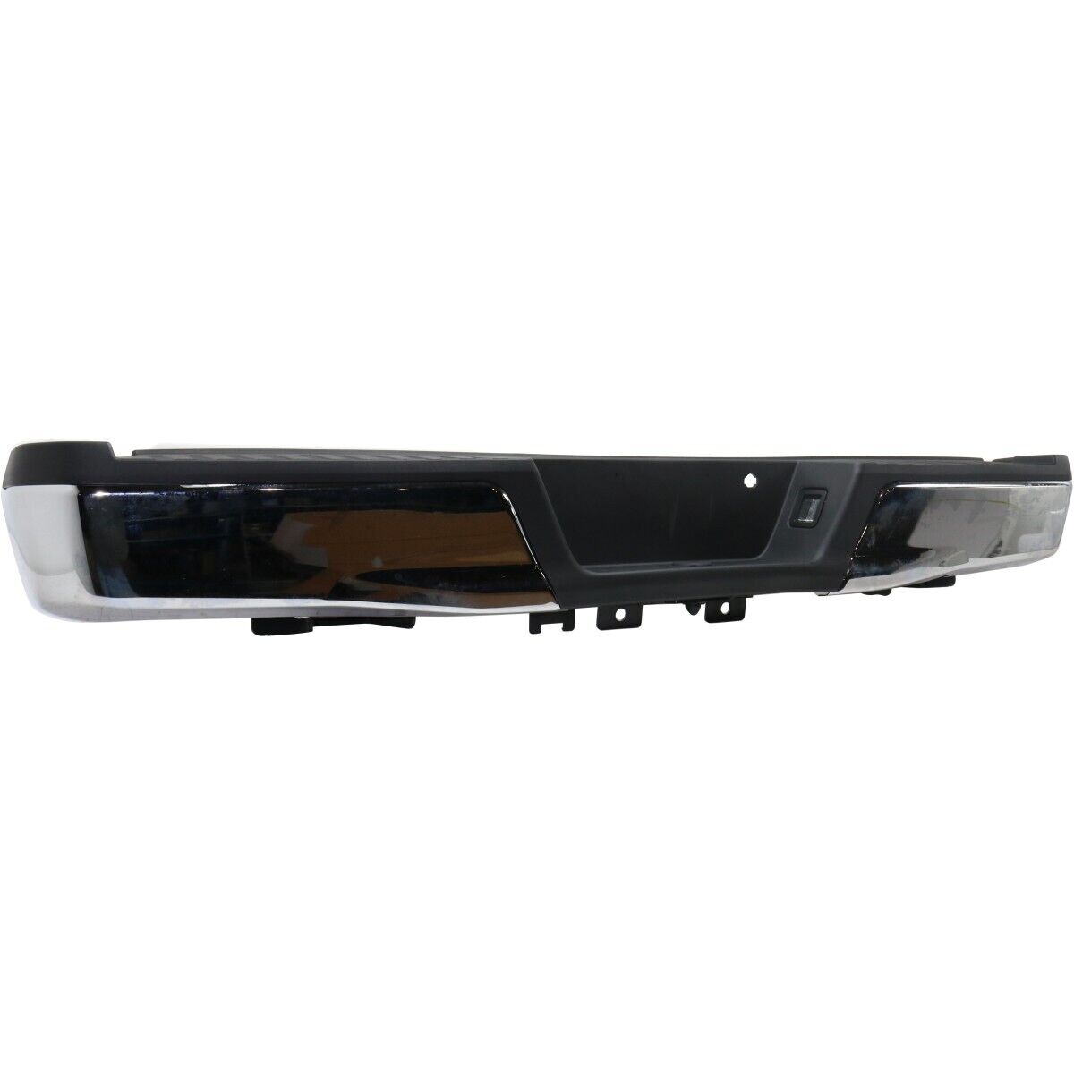 Bumper Rr Assy Chrome W/Black Pad W/O Tow/Sensor - Ford Pickup F150 Police Responder 2018-2020 | Ford Pickup F150 2015-2020