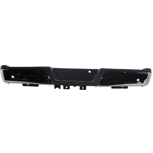 Bumper Rr Assy Chrome W/Black Pad W/Sensor W/Tow - Ford Pickup F150 Police Responder 2018-2020 | Ford Pickup F150 2015-2020