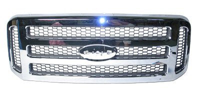 Grille All Chrome Xlt/Lariat/Amarillo Model - Ford Pickup Ford Superduty 2005-2007 | Ford Excursion 2005