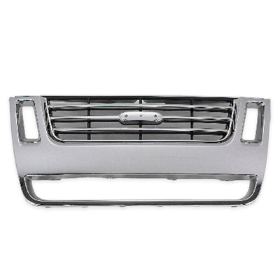 Grille Chrome/Black Bar Style Expt Adrenalin Pkg - Ford Explorer Sport Trac 2007-2010 | Ford Explorer 2006-2010 | Ford Explorer Limited 2006-2010