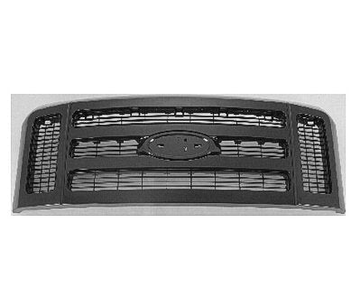 Grille Matte-Dk Gray W/Black Frame For Xlt - Ford Pickup Ford Superduty 2008-2010 | Ford Pickup F450 Superduty 2008-2010