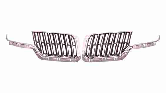 Grille Chrome Dark Gray Rh W/Sport Pkg - Lincoln Mkz 2010-2012