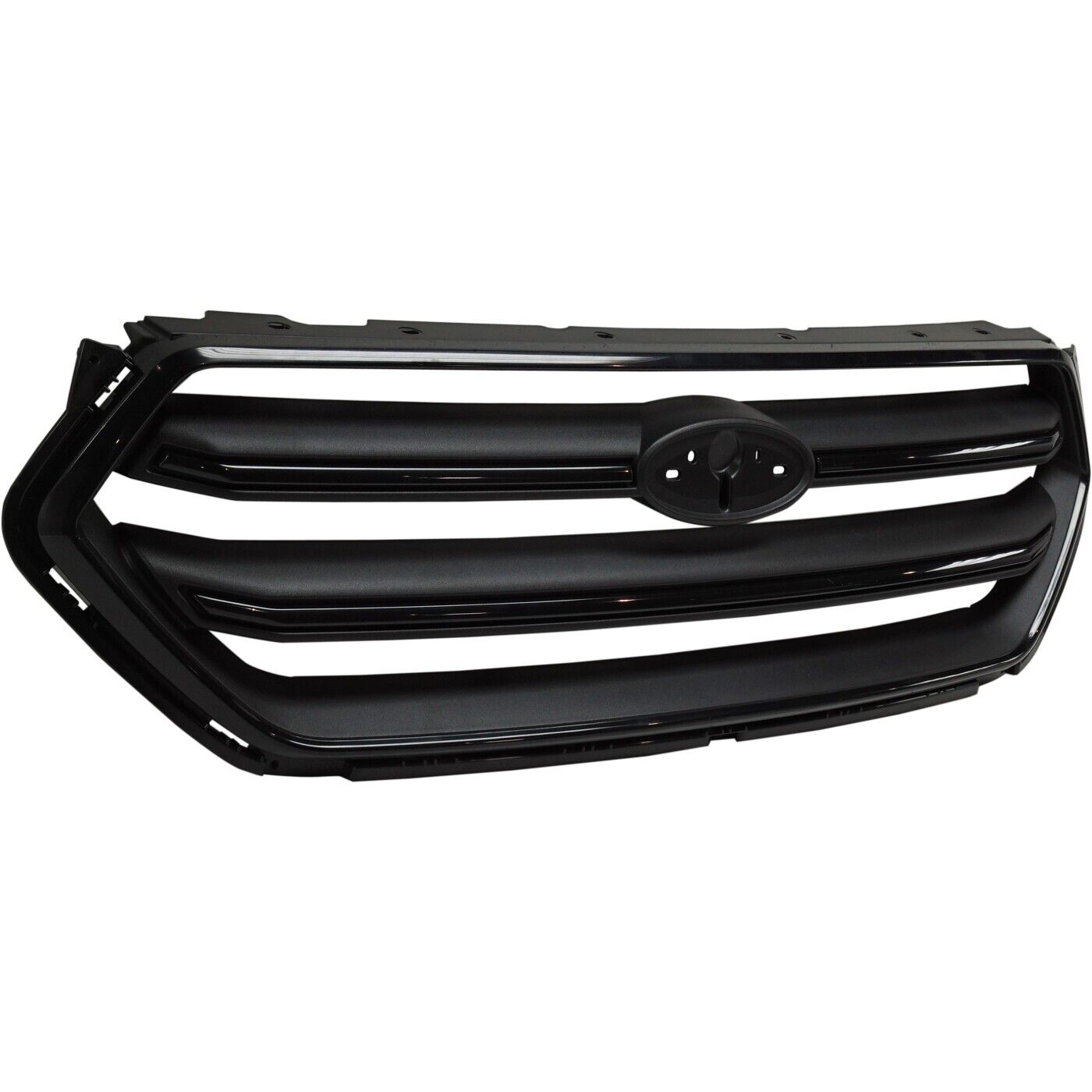 Grille Matte Black W/Ptd Black Bars(No Chrome) - Ford Escape 2013-2019 | Ford Focus 2017 | Ford Transit Connect 2014-2020