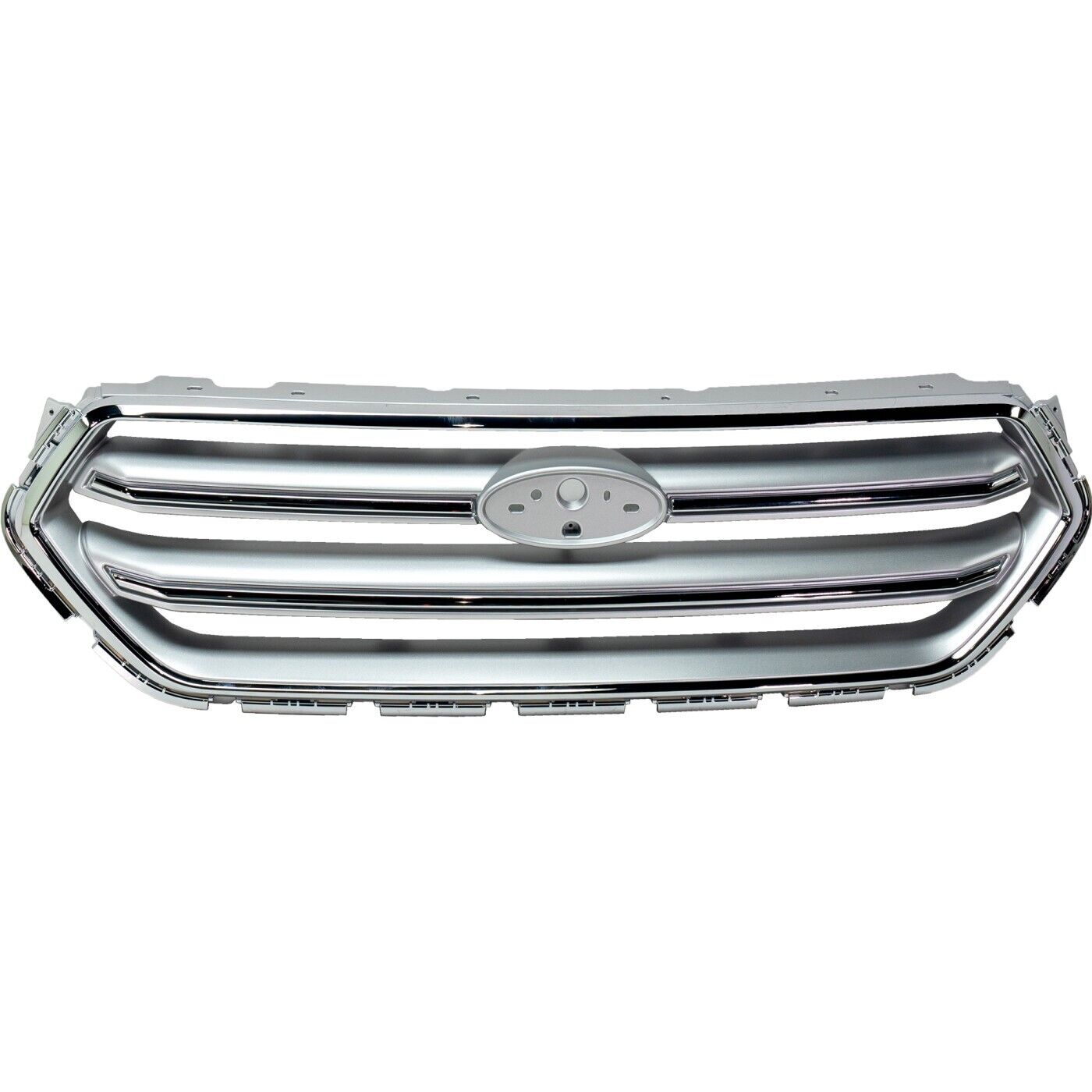 Grille Ptd Silver W/Chrome Surround For Models W/O Sport - Ford Escape 2013-2019 | Ford Focus 2017 | Ford Transit Connect 2014-2020