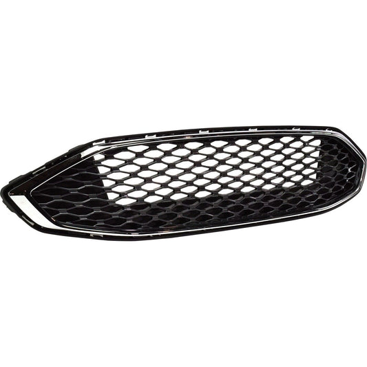 Grille Black Mesh W/Chrome Frame Exclude Sport - Ford Fusion Energi 2017-2018 | Ford Fusion 2017-2018 | Ford Fusion Hybrid 2017-2018