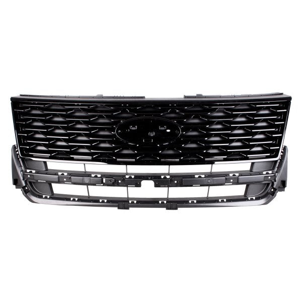Grille Matte Black W/Ptd Black Frame And Moulding - Ford Explorer Sport 2018-2019 | Ford Explorer 2018-2019 | Ford Explorer Limited 2018-2019