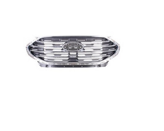 Grille Fr Chrome Bar Style W/O Camera Se/Sel/Titanium - Ford Edge 2019-2023