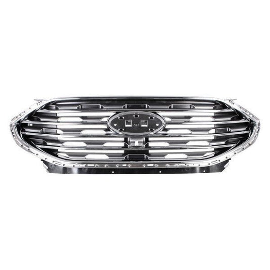 Grille Fr Chrome Bar Style W/Camera Sel/Titanium - Ford Edge 2019-2023