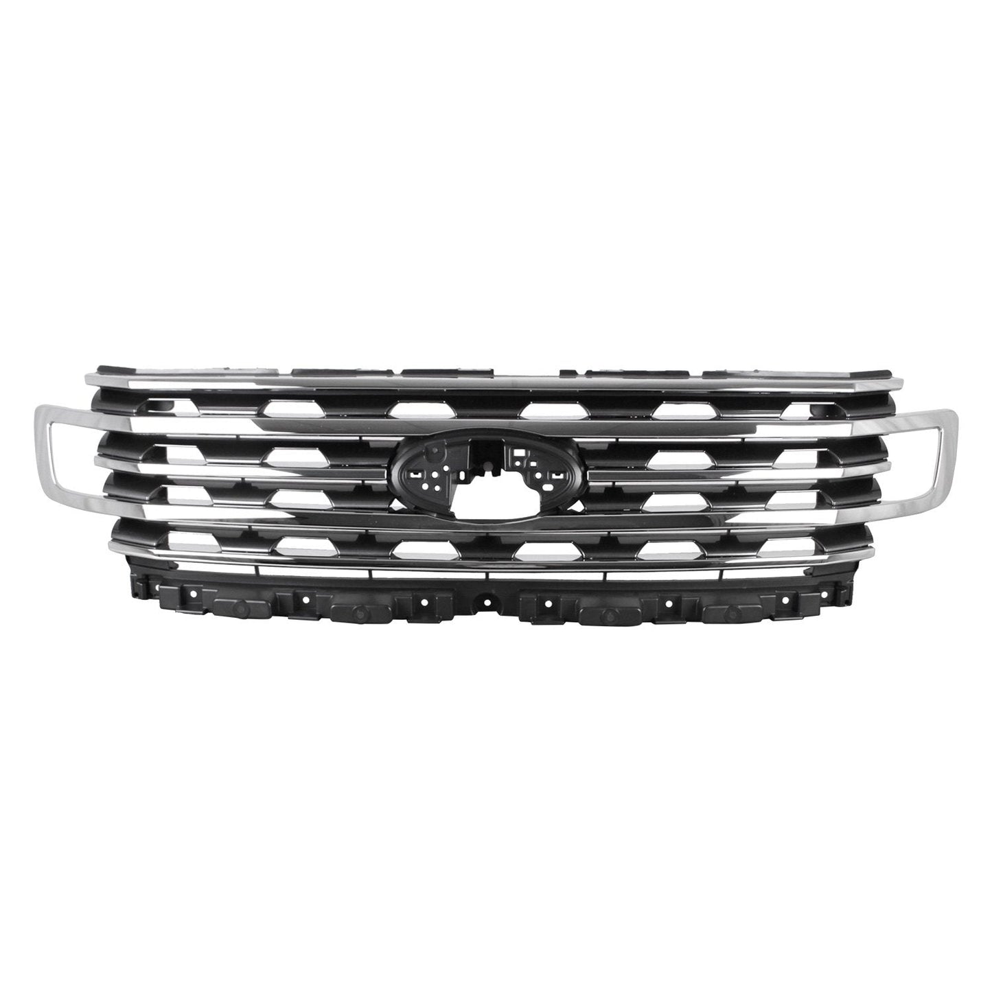 Grille Assy Chrome/Matte Black W/O Camera - Ford Expedition Max 2018-2019 | Ford Expedition 2018-2019