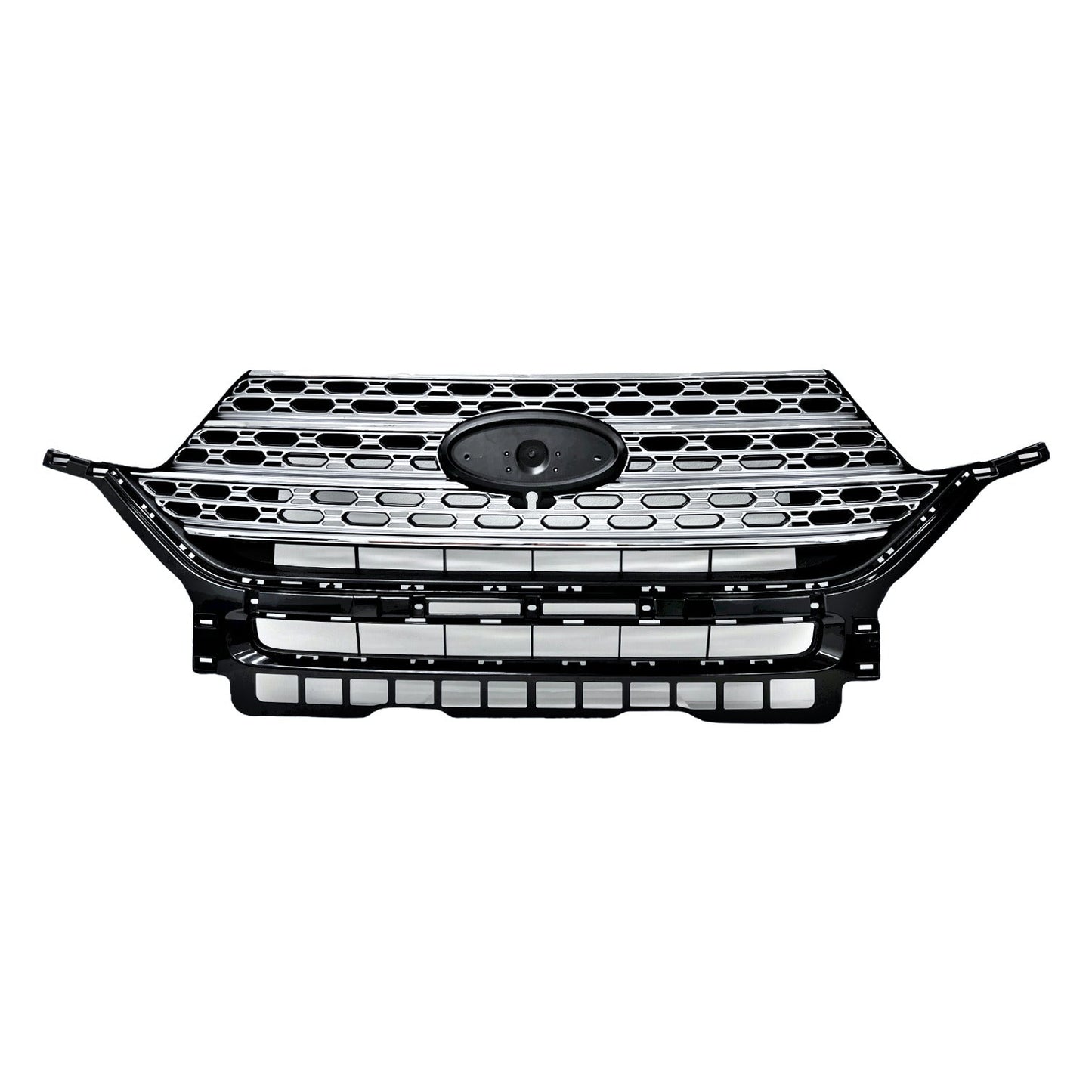 Grille Fr Ptd Silver W/Chrome Molding - Ford Explorer Limited 2020-2024 | Ford Explorer 2020-2024