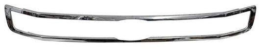 Grille Moulding Outer Center Frame Satin Aluminium Finish Platinum Edition Model - Ford Expedition 2018-2021 | Lincoln Navigator L 2018-2021 | Lincoln Navigator 2018-2021