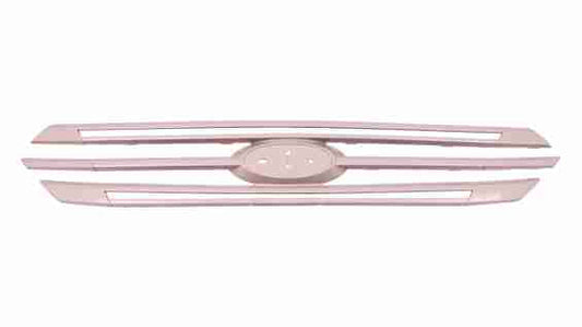 Grille Moulding Outer Matte-Gray W/Chrome Strip - Ford Taurus 2013-2019