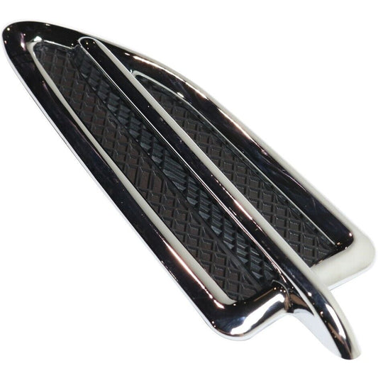 Fender Insert Fr Rh Chrome/Black To 2/25/14 Production Date - Ford Escape 2013-2014