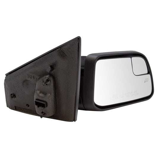Door Mirror Rh Power Ptm W/Memory/Blind Spot W/O Signal/Puddle Lamp - Ford Edge 2011-2014