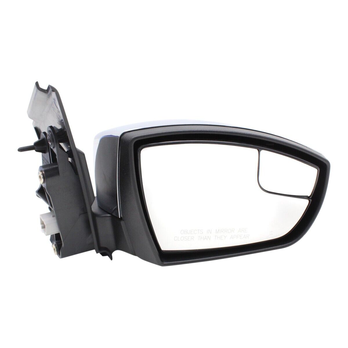 Door Mirror Rh Power W/Chrome Cap W/Blind Spot W/O Heat/Signal - Ford Escape 2013-2016