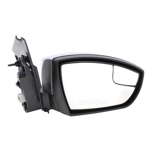 Door Mirror Rh Power W/Chrome Cap W/Blind Spot W/O Heat/Signal - Ford Escape 2013-2016