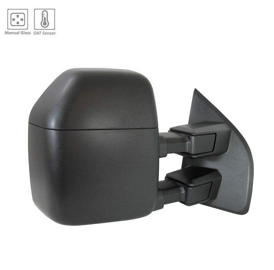 Door Mirror Rh Manual Tow W/Temperature Sensor/ Textured Cap - Ford Pickup Ford Superduty 2017-2022 | Ford Pickup F150 2018-2022 | Ford Pickup F450 Superduty 2017-2022