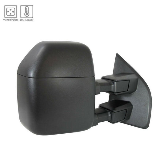 Door Mirror Rh Manual Tow W/Temperature Sensor/ Textured Cap - Ford Pickup Ford Superduty 2017-2022 | Ford Pickup F150 2018-2022 | Ford Pickup F450 Superduty 2017-2022