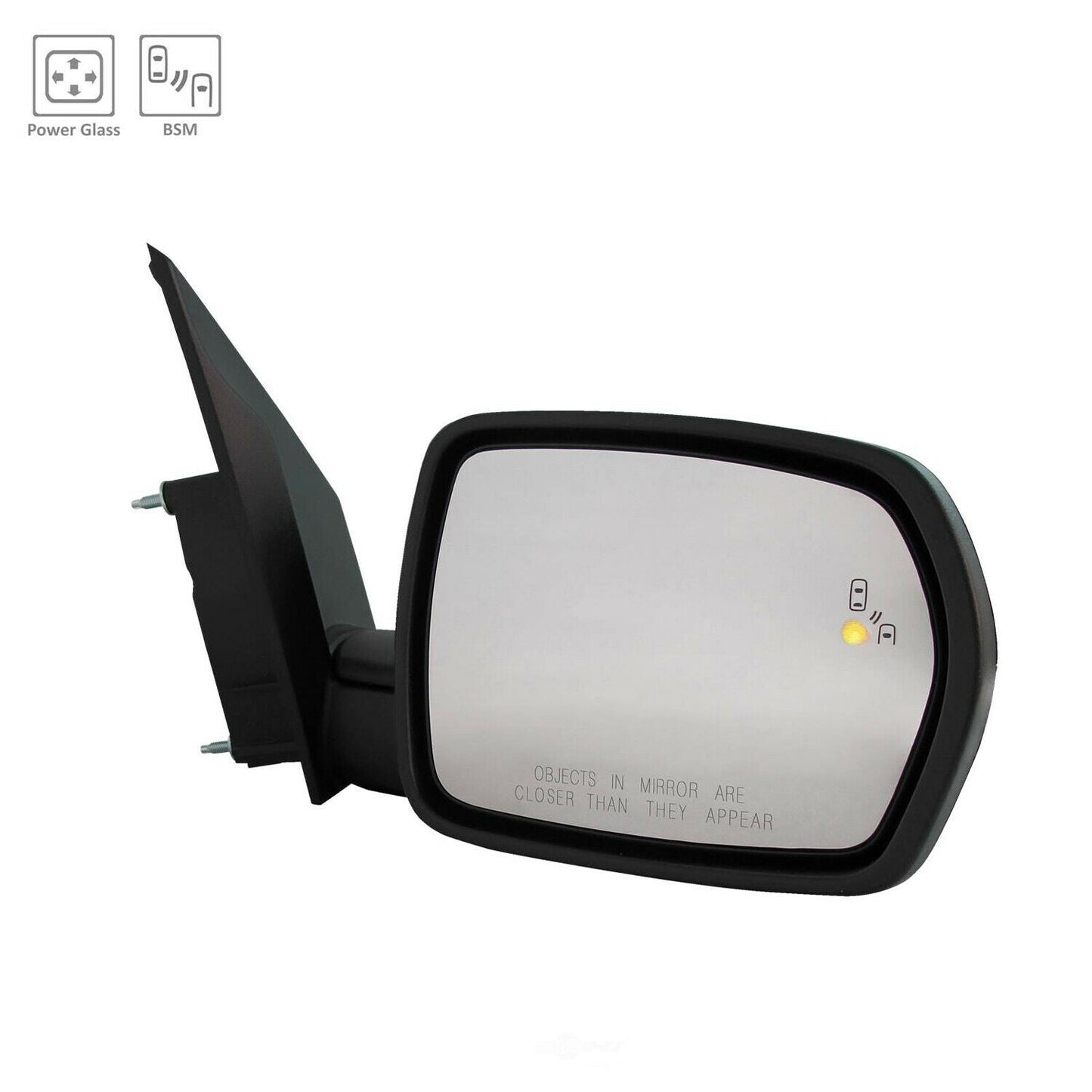 Door Mirror Rh Power Textured W/Blind Spot - Ford Edge 2018-2023
