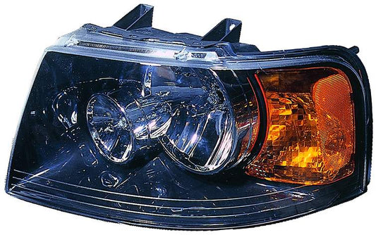 Head Lamp Lh Black Bezel W/Off Road Pkg Hq - Ford Expedition 2004-2006