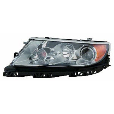 Head Lamp Lh Halogen W/O Sport Appearance Pkg Hq - Lincoln Mkz 2010-2012