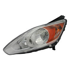 Head Lamp Lh Halogen W/O Logo Hq - Ford C-Max 2013-2016