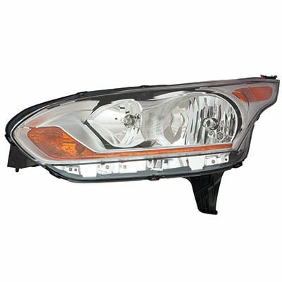 Head Lamp Lh Chrome Bezel W/Adaptive Lamp Xlt From 14/3/13-14 /16-17/Wgn Titanium 14-17 Hq - Ford Transit Connect 2014-2018