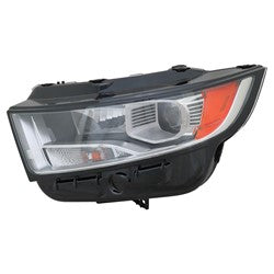 Head Lamp Lh Hid Titanium Model Hq - Ford Edge 2015-2018