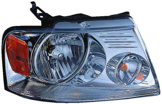 Head Lamp Rh W/Chrome Trim Hq - Ford Pickup Ford Lightduty 2004-2008 | Lincoln Mark Lt 2006